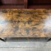 Industrial Metal & Wood Coffee Table