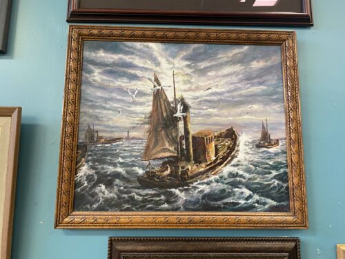 "Charles' Sailing Journey" Original Oil Painting