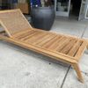 RESTORATION HARDWARE Malta Teak Chaise