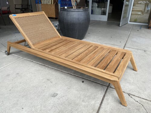 RESTORATION HARDWARE Malta Teak Chaise