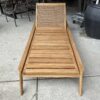 RESTORATION HARDWARE Malta Teak Chaise