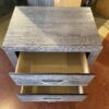 ACME Grey 2-Drawer Nightstand