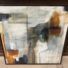 Dark Green & Golden Abstract Canvas Print
