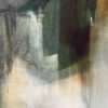 Dark Green & Golden Abstract Canvas Print