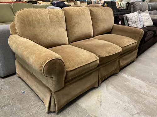 BASSETT Light Brown 3-Seat Sofa
