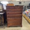 VAUGHAN BASSETT Cherry Wood Heritage 5 Drawer Tallboy Dresser
