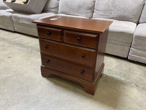 VAUGHAN BASSETT Cherry Wood Heritage 3 Drawer Nightstand