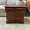 VAUGHAN BASSETT Cherry Wood Heritage 3 Drawer Nightstand - Damaged