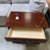 VAUGHAN BASSETT Cherry Wood Heritage 3 Drawer Nightstand - Damaged