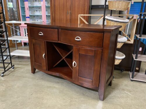 FAIRMONT DESIGNS Red Wood Double Arch Wine Cabinet Buffet
