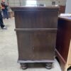 Dark Walnut Finished 3 Drawer Nightsatnd with Outlets