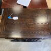 Dark Walnut Finished 3 Drawer Nightsatnd with Outlets