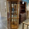 Lighted 3 Shelf Corner Display Cabinet