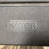 YETER Black Outdoor Storage Chest