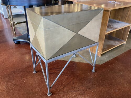 PIER 1 Elevated Diamond Pattern Trunk