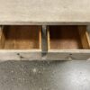 Weathered Grey Modern 2 Drawer Nightstand