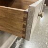 Weathered Grey Modern 2 Drawer Nightstand
