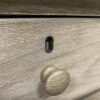Weathered Grey Modern 2 Drawer Nightstand