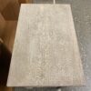 Weathered Grey Modern 2 Drawer Nightstand