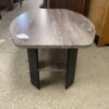 Grey & Black 2-Tier Coffee Table