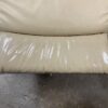 Tan Leather Wide Manual Recliner