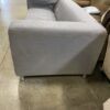 Square Frame Lightweight Grey Loveseat