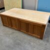 Caramel Wood Short and Deep Top Cabinet