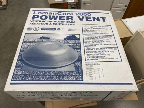 LOMANCOOL 2000 Power Vent in Brown
