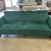 Emerald Green Modern Fabric Futon