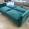 Emerald Green Modern Fabric Futon
