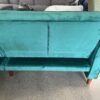 Emerald Green Modern Fabric Futon