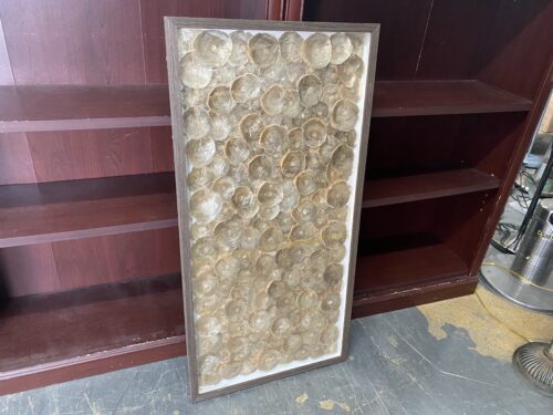 Framed Capiz Shell Art