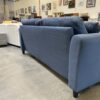 Dusty Blue Curved Arm 2 Cushion Sofa