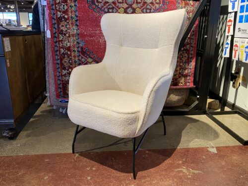 Franky Cream Boucle Accent Chair