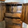 Old School 4-Drawer Cubby Armoire