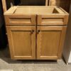 Blonde Open Top Sink Cabinet
