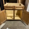 Blonde Open Top Sink Cabinet