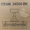 NEW! 20" Ceiling Fan w/ Light Model #34004-BK