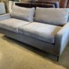 Plush Modern Minimal Grey 3-Seater Sofa