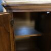 Traditional Low Brown Trapezoid Buffet w/ Shelving