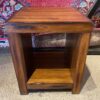Rustic Pass Through Side Table
