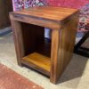 Rustic Pass Through Side Table
