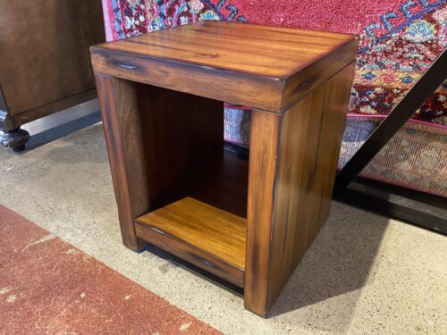 Rustic Pass Through Side Table