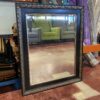 Stylish Silver & Black Wall Mirror
