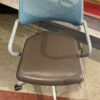 STEELCASE Teal & Brown Adjustable Height Office Chair