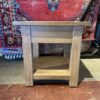 POTTERY BARN Blonde Benchwright Square Single Drawer End Table