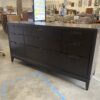 KLAUSSNER Nikka Black Walnut Mid-Century 9 Drawer Dresser