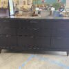 KLAUSSNER Nikka Black Walnut Mid-Century 9 Drawer Dresser
