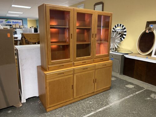 Danish Modern MCM Teak Hutch