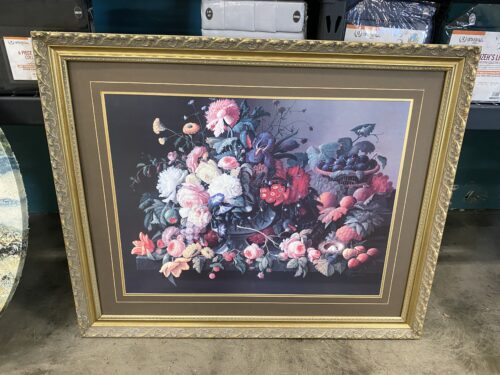 "Flowers and Fruits" Realistic Painting